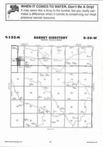 Barney Township, Antelope Creek, Directory Map, Richland County 2007